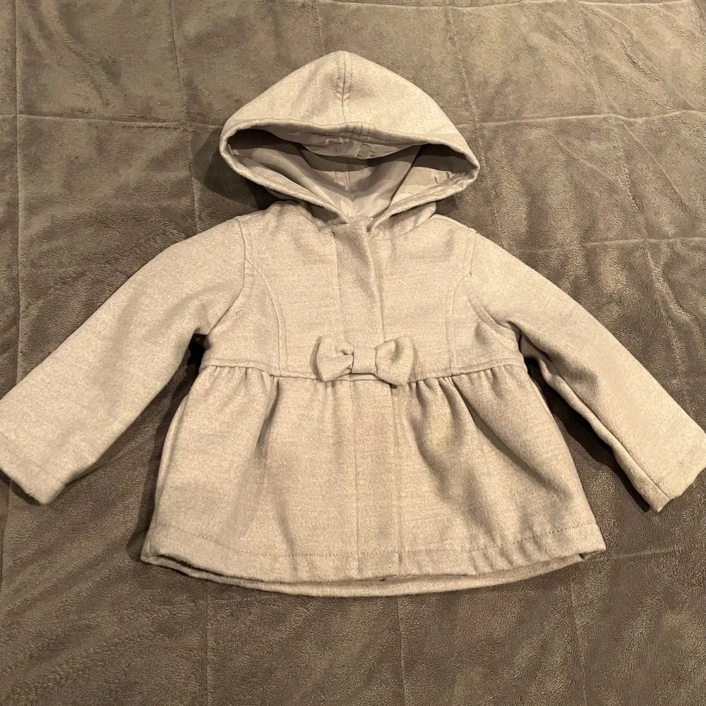 OLD NAVY bow pea coat with hood